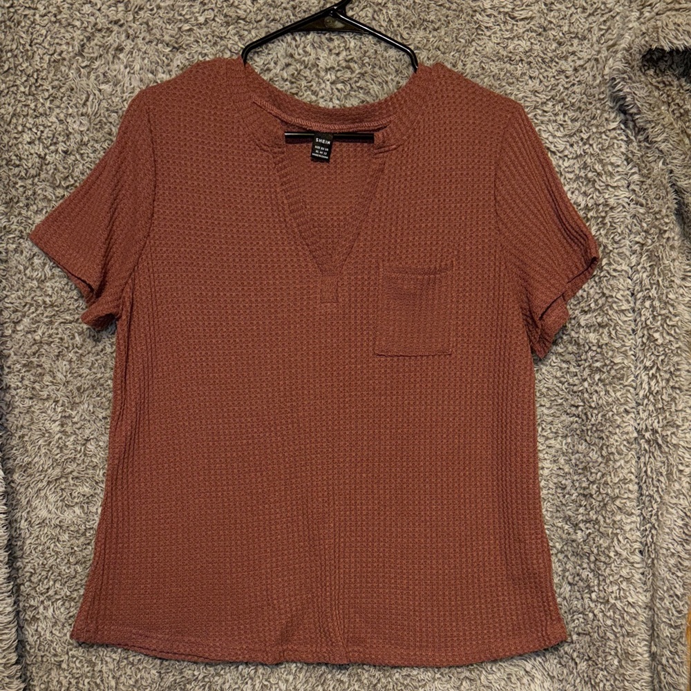 Shein V-Neck Shirt